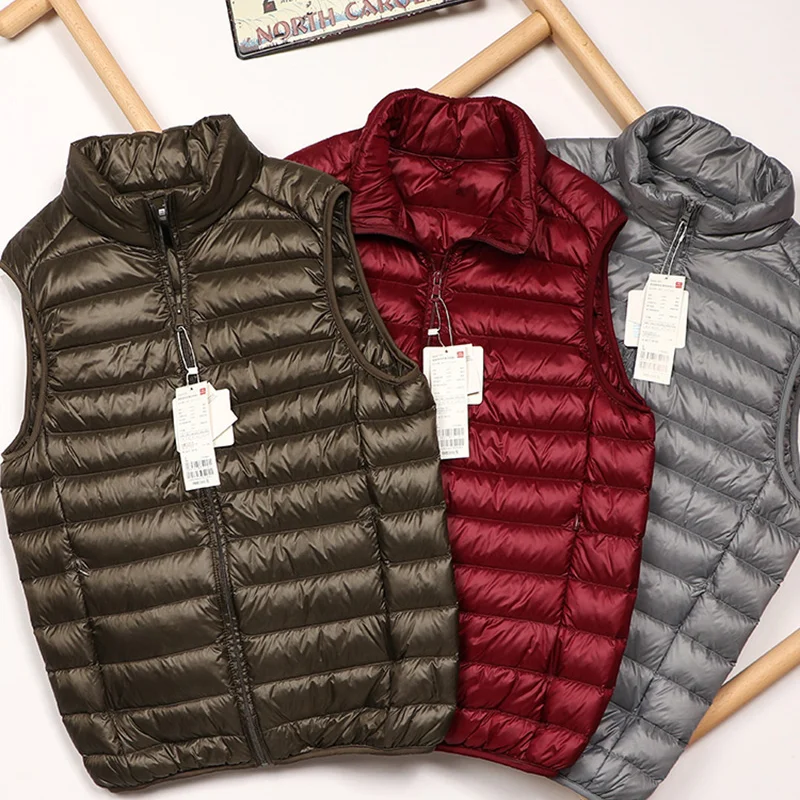Down Vest Ultralight - 고품질 남자 오리 조끼 코트 초경량
