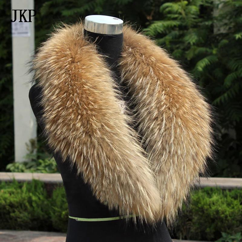 Winter Clothing Pk - 천연 모피 칼라 진짜 너구리 모피
