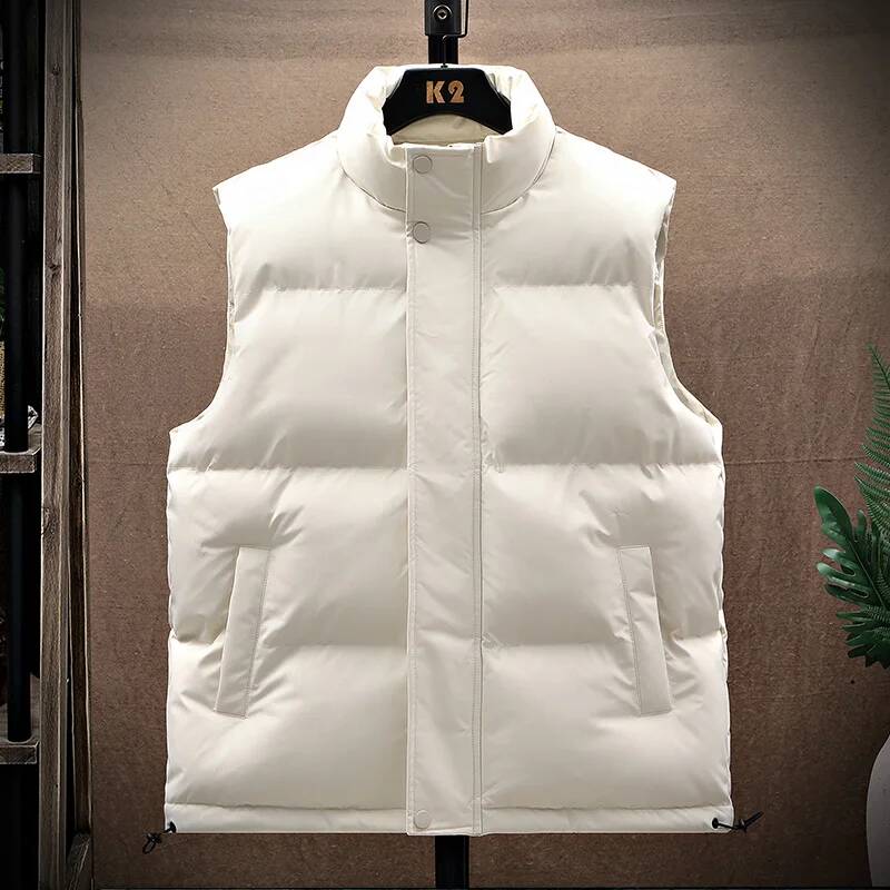 Winter Clothing Taiwan - 남성용 면 조끼 패딩 민소매 코트