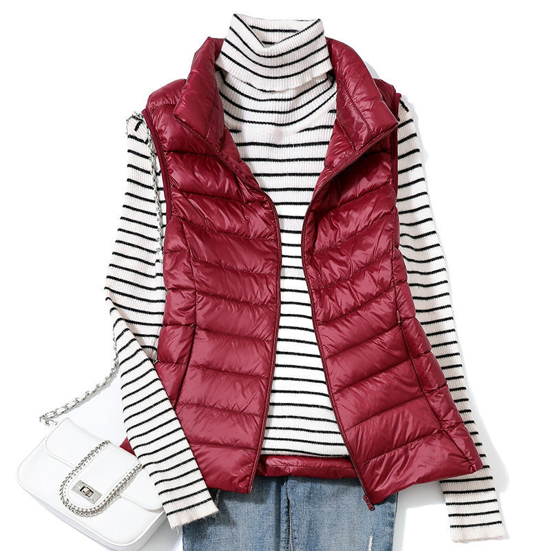Down Vest Ultralight - 0-10 ℃ 여성 겨울 조끼 가을