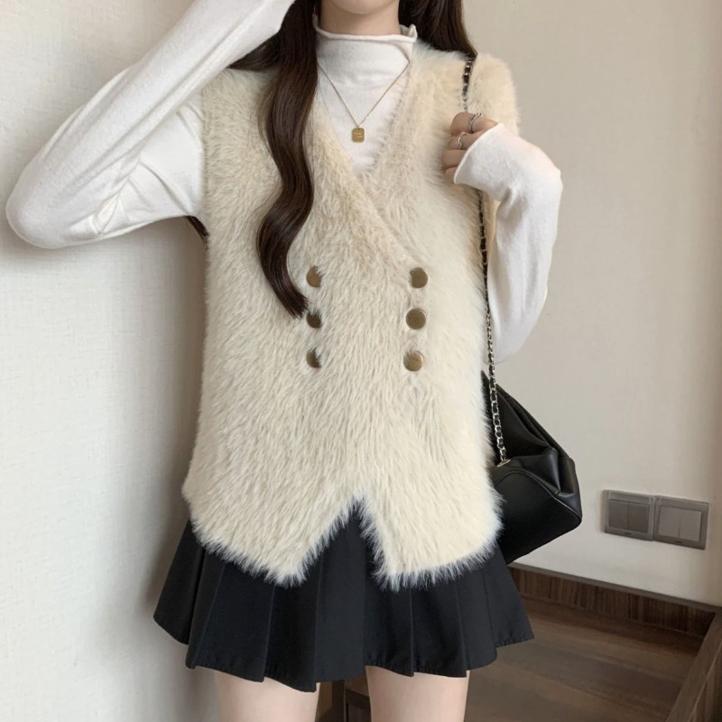 여성용 니트 조끼 카디건 의류 세일 탑스 조끼 2025 - Winter Clothing Trends 2025 Women'S 리뷰 및 가격
