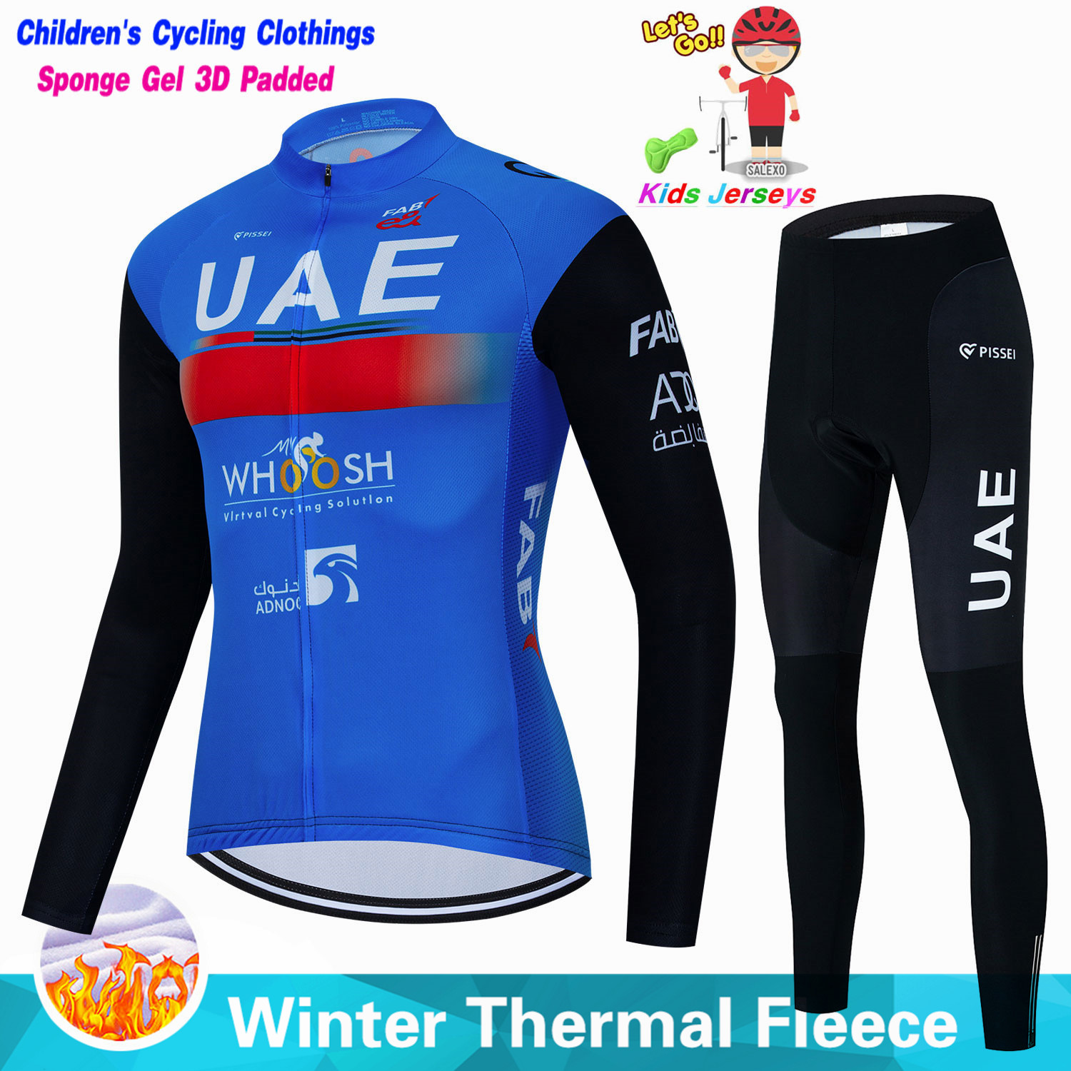 Uae 어린이 겨울 양털 사이클링 저지 세트 어린이 M - Winter Clothing Kids Sale 리뷰 및 가격