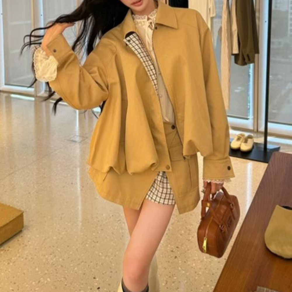 투윈스티일 카크색 스플라이스 포켓 투피스 세트 여성 라 - Winter Clothing Pk 리뷰 및 가격