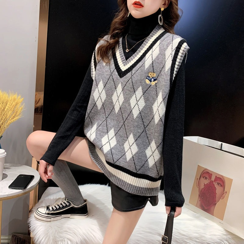 여성용 레드 니트 조끼 민소매 겨울 2025 미학 여행 - Winter Clothing Trends 2025 Women'S 리뷰 및 가격