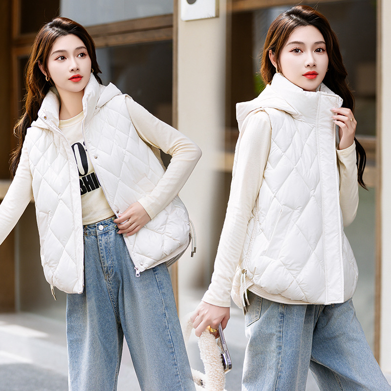 2024 다운 코튼 조끼, 짧은 파카, 한국 후드 민소 - Down Vest Ultralight 리뷰 및 가격