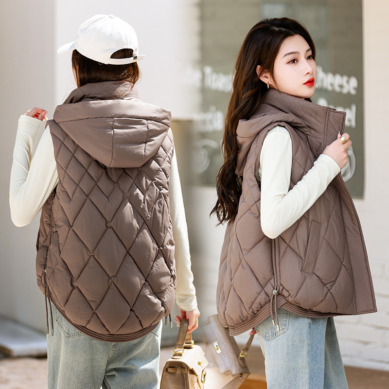 2024 다운 코튼 조끼, 짧은 파카, 한국 후드 민소 - Down Vest Ultralight 리뷰 및 가격