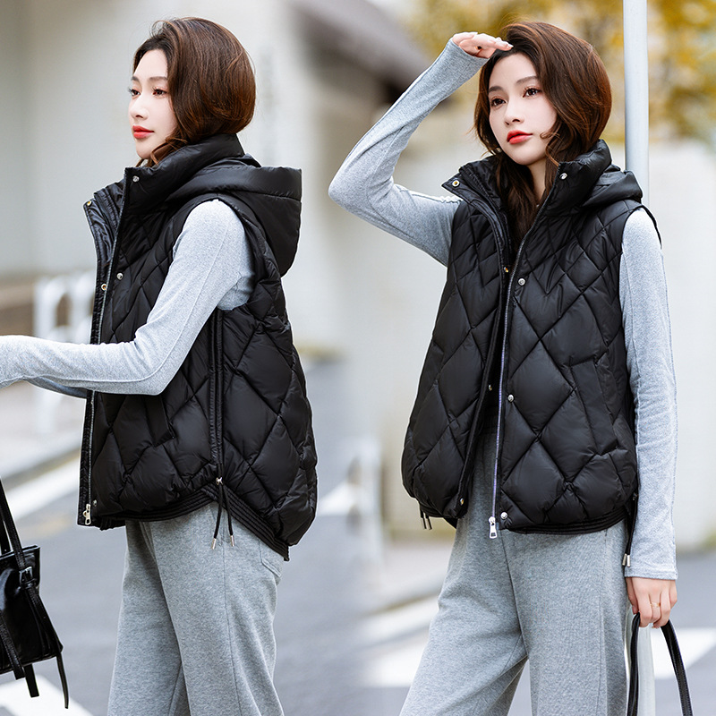 2024 다운 코튼 조끼, 짧은 파카, 한국 후드 민소 - Down Vest Ultralight 리뷰 및 가격