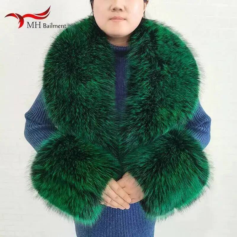 큰 사이즈 여성용 인조 여우털 스카프 겨울 재킷 따뜻한 - Winter Clothing Pk 리뷰 및 가격