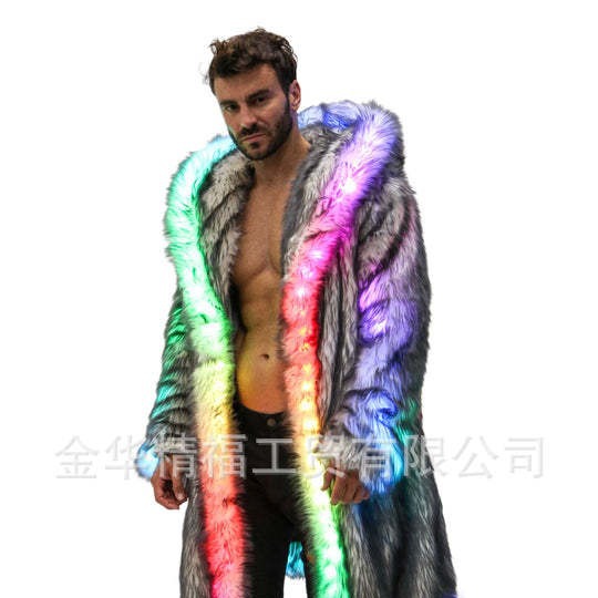 가짜 모피 코트 남자 후드 겉옷 편안한 두꺼운 겨울 따 - Winter Clothing Pk 리뷰 및 가격
