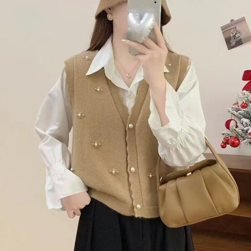 여성용 핑크 니트 조끼 캐주얼 Y2K 의류 트렌드 20 - Winter Clothing Trends 2025 Women'S 리뷰 및 가격