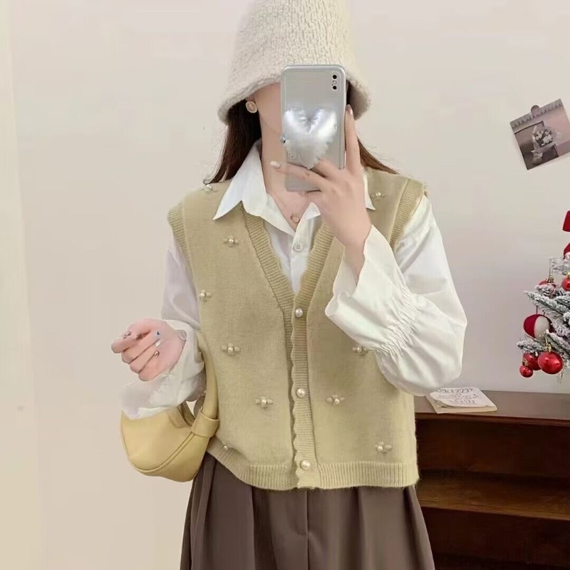 여성용 핑크 니트 조끼 캐주얼 Y2K 의류 트렌드 20 - Winter Clothing Trends 2025 Women'S 리뷰 및 가격