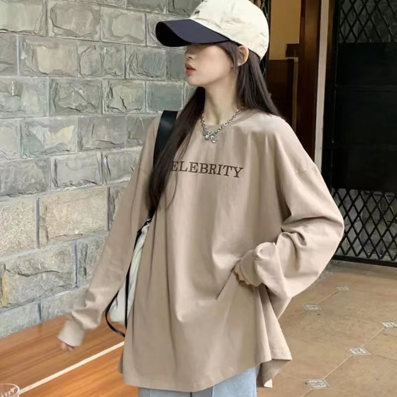 여성용 프린트 티셔츠 루즈핏 여성 티셔츠 브라운 202 - Winter Clothing Trends 2025 Women'S 리뷰 및 가격