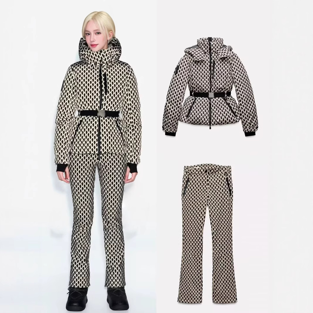 겨울 투피스 스키 세트 후드 하이웨이스트 패딩 스포츠  - Winter Clothing Pk 리뷰 및 가격