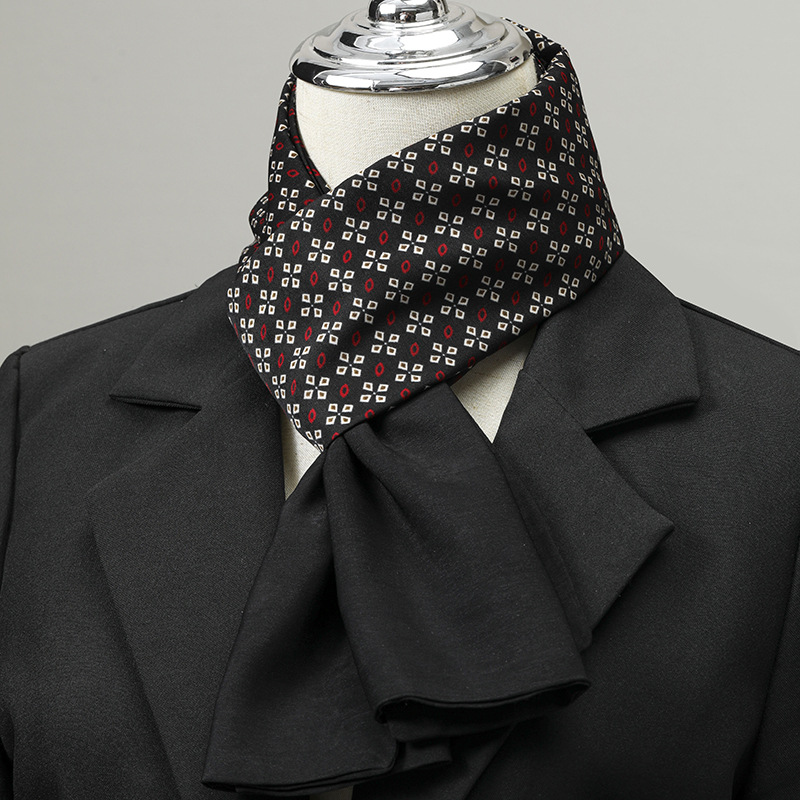 남성용 스카프 실크 느낌 넥 스카프 작은 정사각형 정장 - Winter Clothing Stores 리뷰 및 가격