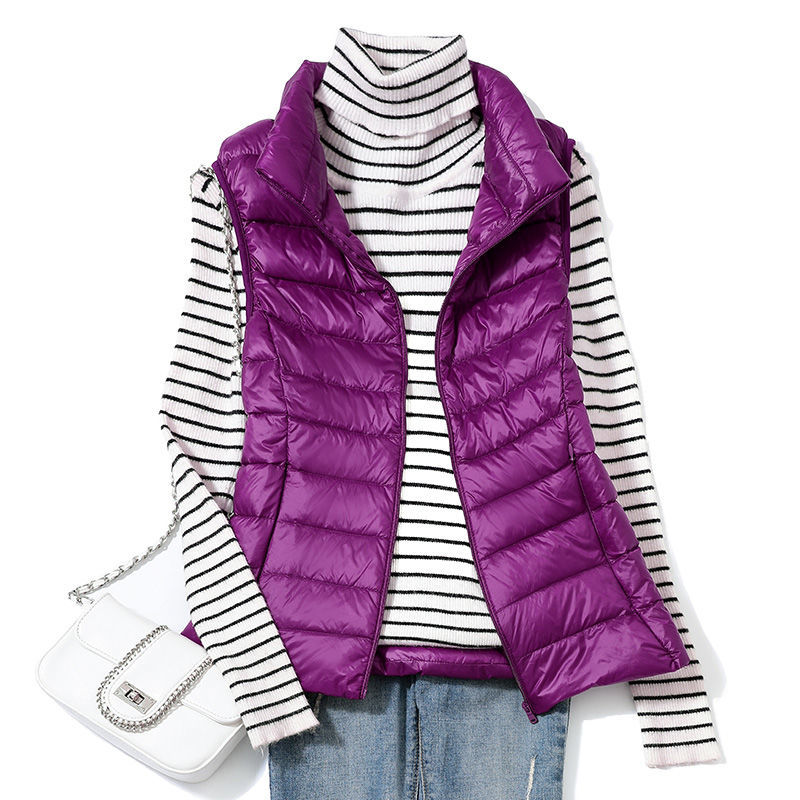 0-10 ℃   여성 겨울 조끼 가을 초경량 오리털 재 - Down Vest Ultralight 리뷰 및 가격