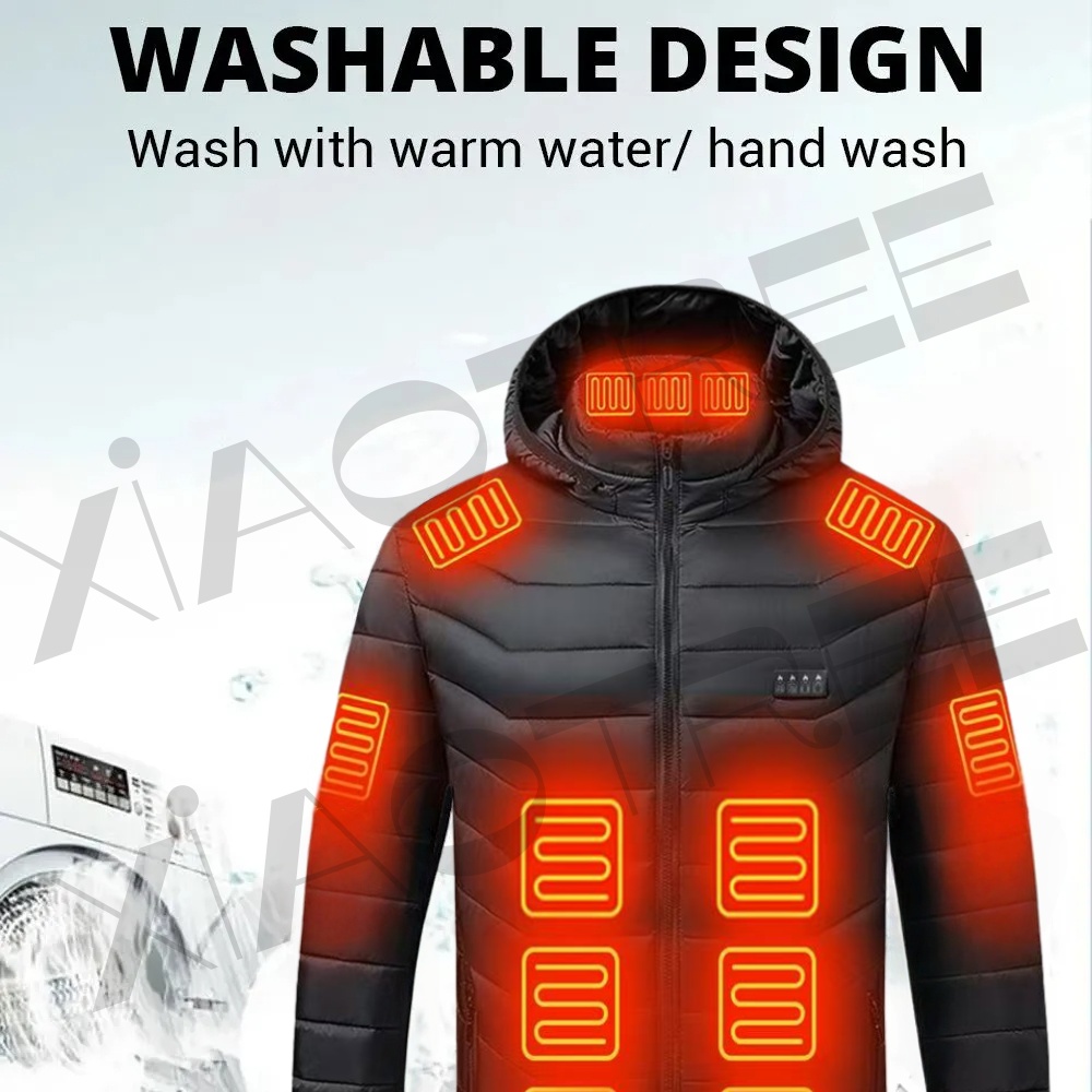 28개 구역 남녀 공용 발열 재킷 겨울 USB 발열 재 - Winter Clothing Pk 리뷰 및 가격