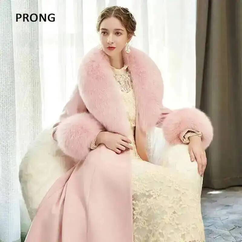100% 진짜 여우 모피 칼라 겨울 코트 재킷, 모피  - Winter Clothing Pk 리뷰 및 가격