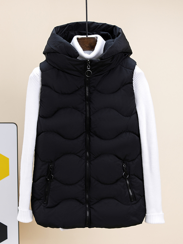 겨울 새로운 유행 여성 다운 코튼 조끼 따뜻한 루즈한  - Down Vest Ultralight 리뷰 및 가격