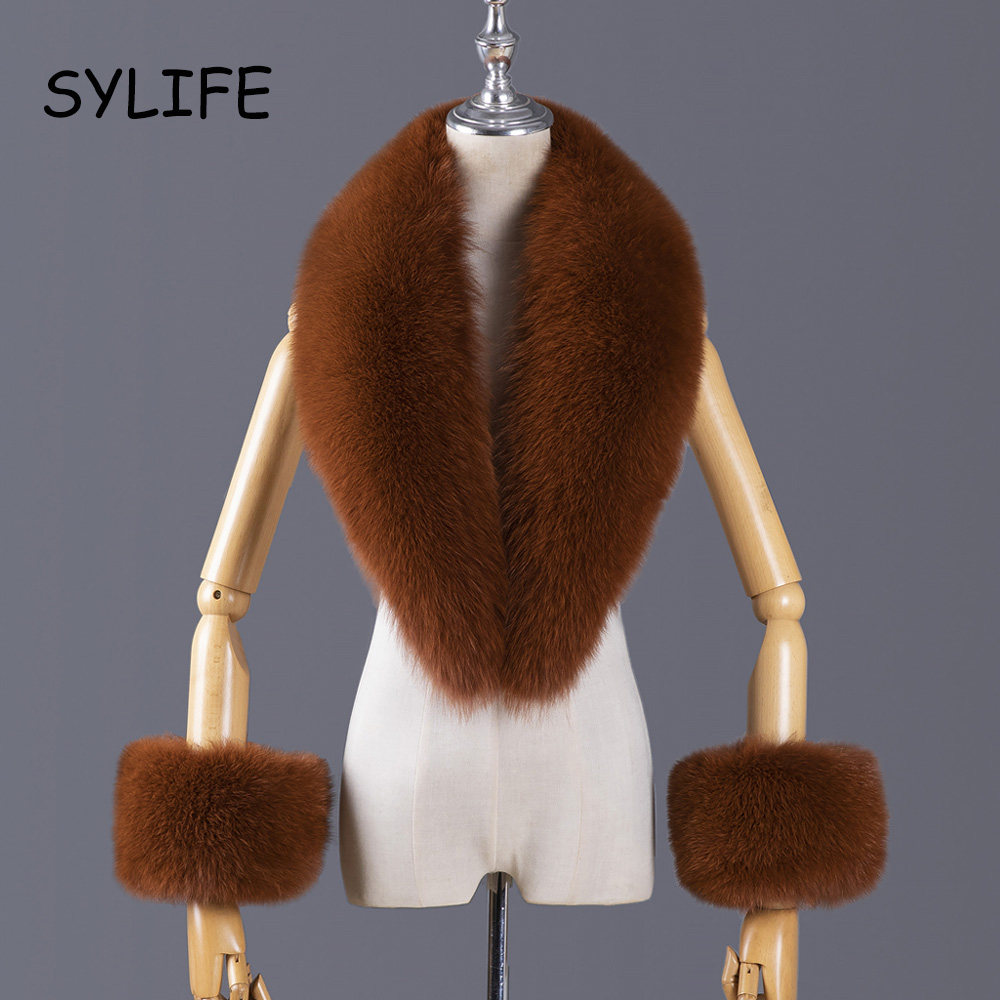 2025 리얼 폭스 퍼 칼라 겨울 여성용 고급 털 스카 - Winter Clothing Stores 리뷰 및 가격