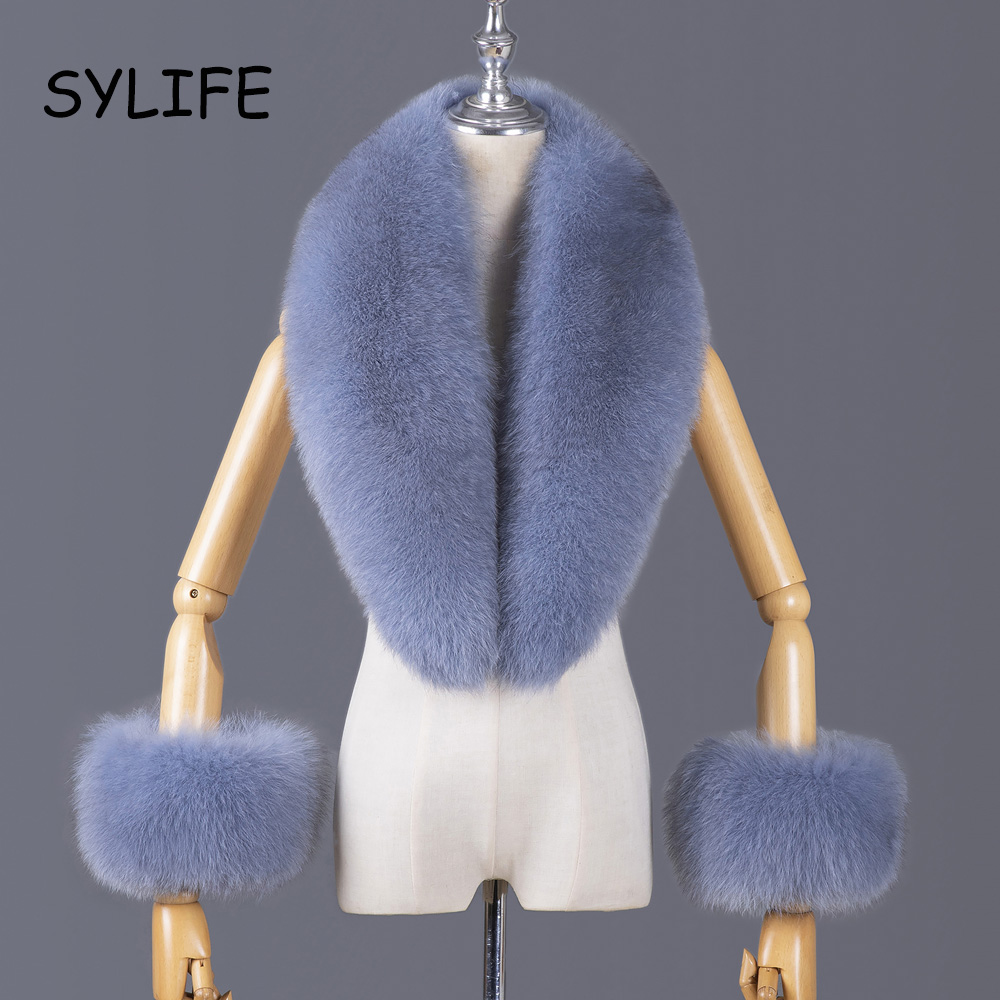 2025 리얼 폭스 퍼 칼라 겨울 여성용 고급 털 스카 - Winter Clothing Stores 리뷰 및 가격