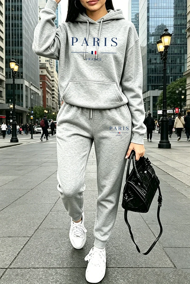 어번 스트리트 후드 팬츠 스포츠웨어 여성용 인기 상품  - Winter Clothing Women Sale 리뷰 및 가격