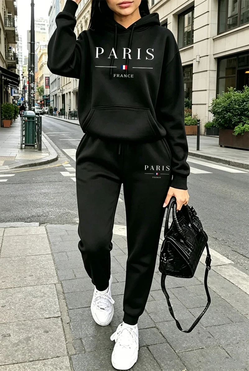 어번 스트리트 후드 팬츠 스포츠웨어 여성용 인기 상품  - Winter Clothing Women Sale 리뷰 및 가격